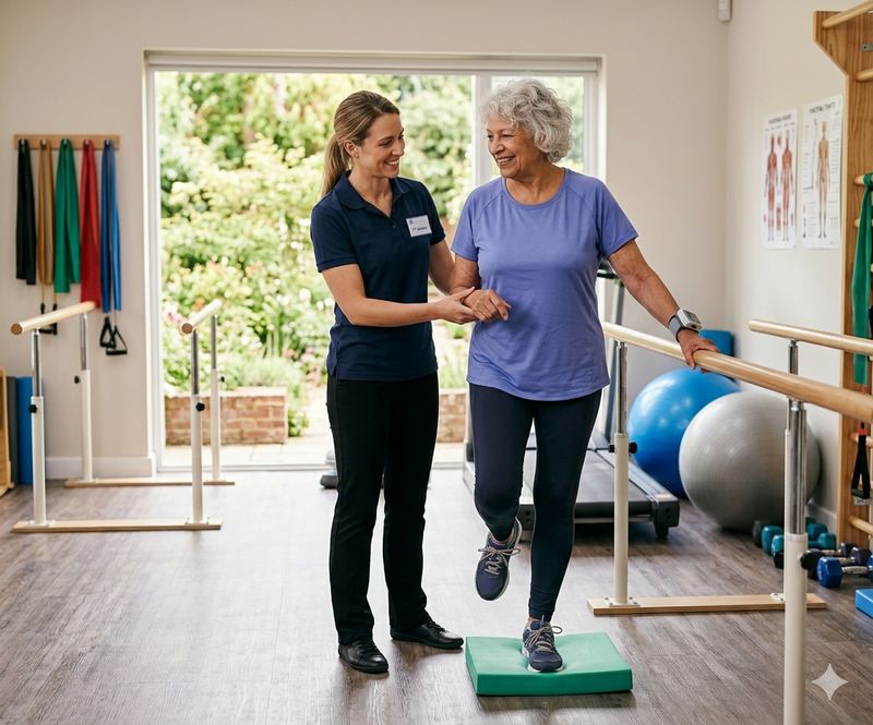 Physical therapy session at The Waters of Wabash East